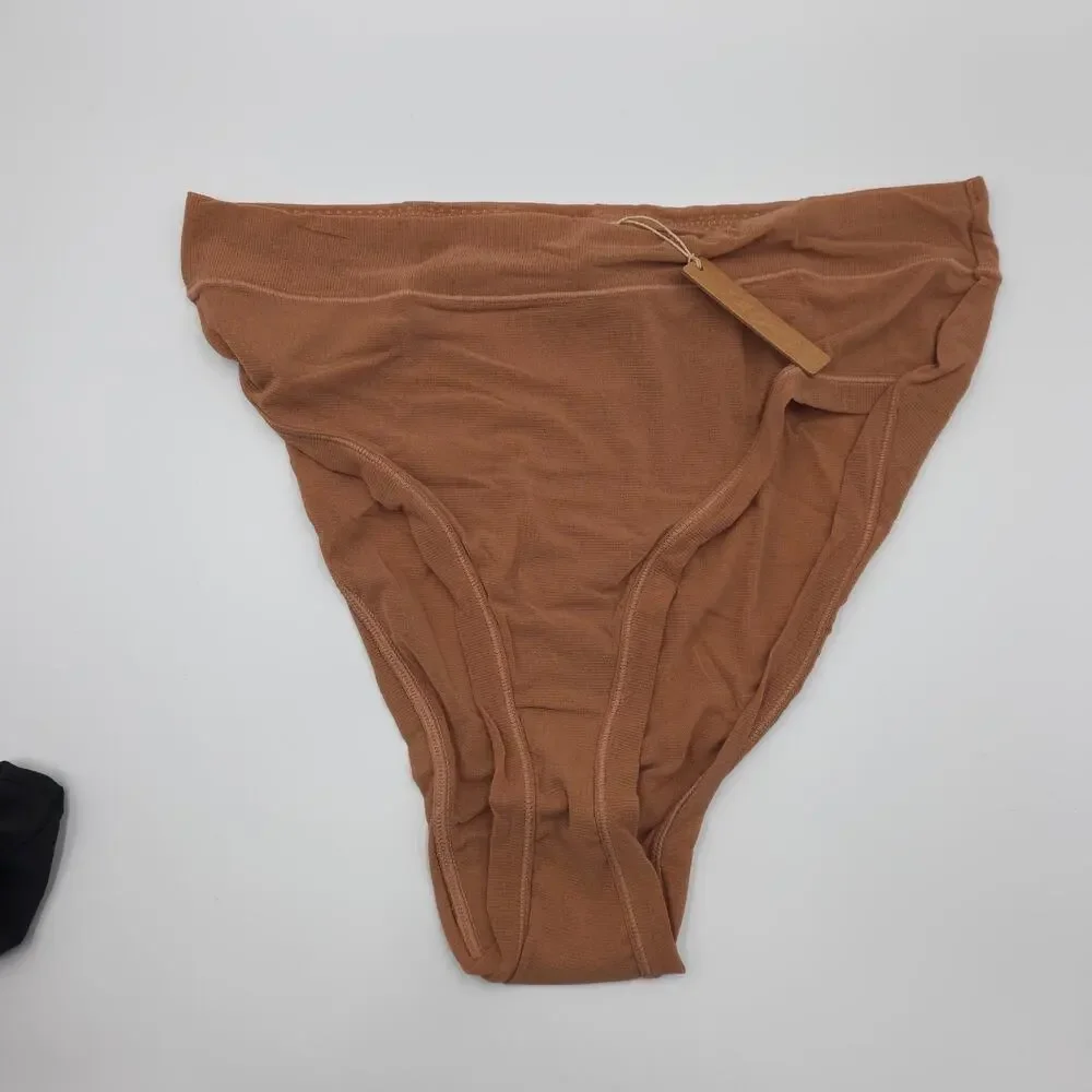 Skims Bundle of Three Panties Boy Short Cheeky Brief Dipped Thong Size 4X